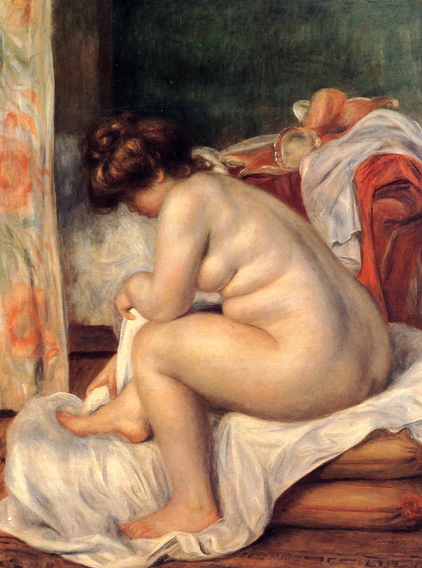 Woman after bathing 1896